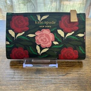 Kate Spade Morgan Rose Slim Bifold Wallet
